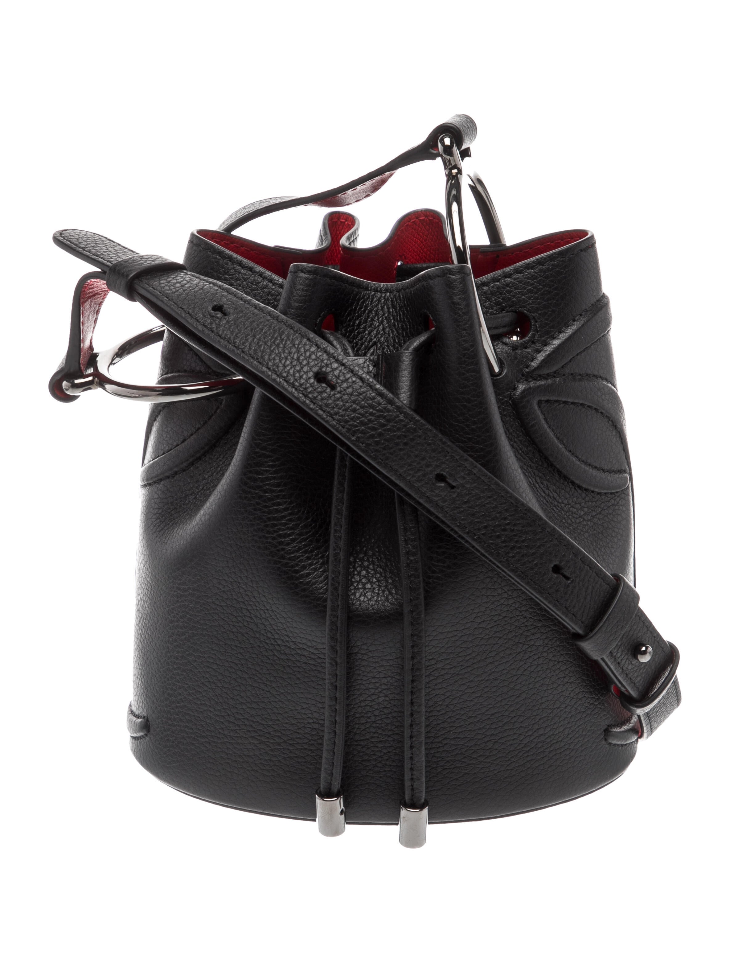 Christian Louboutin Leather By My Side Bucket Bag