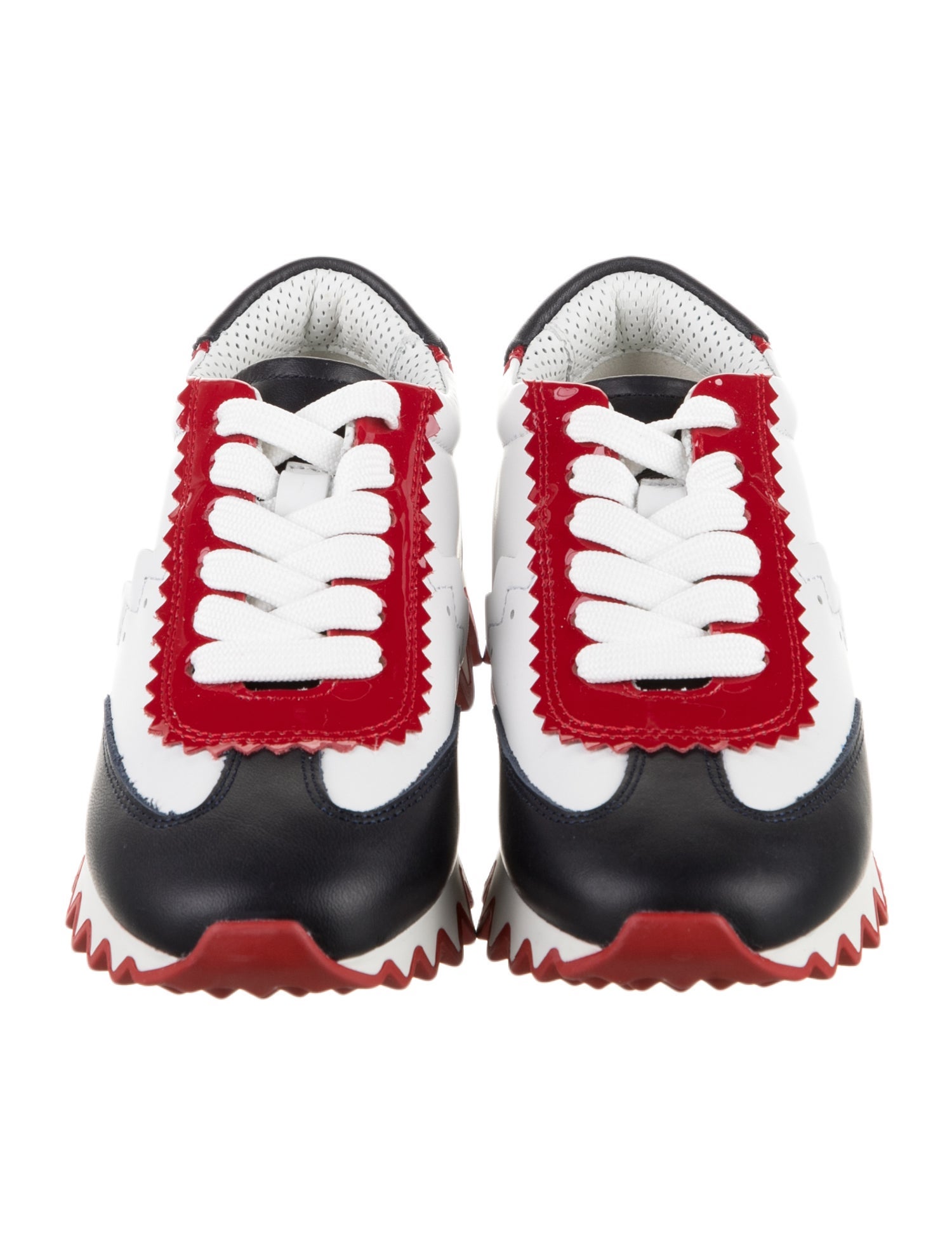 Christian Louboutin Kids' Low Top Leather Sneakers