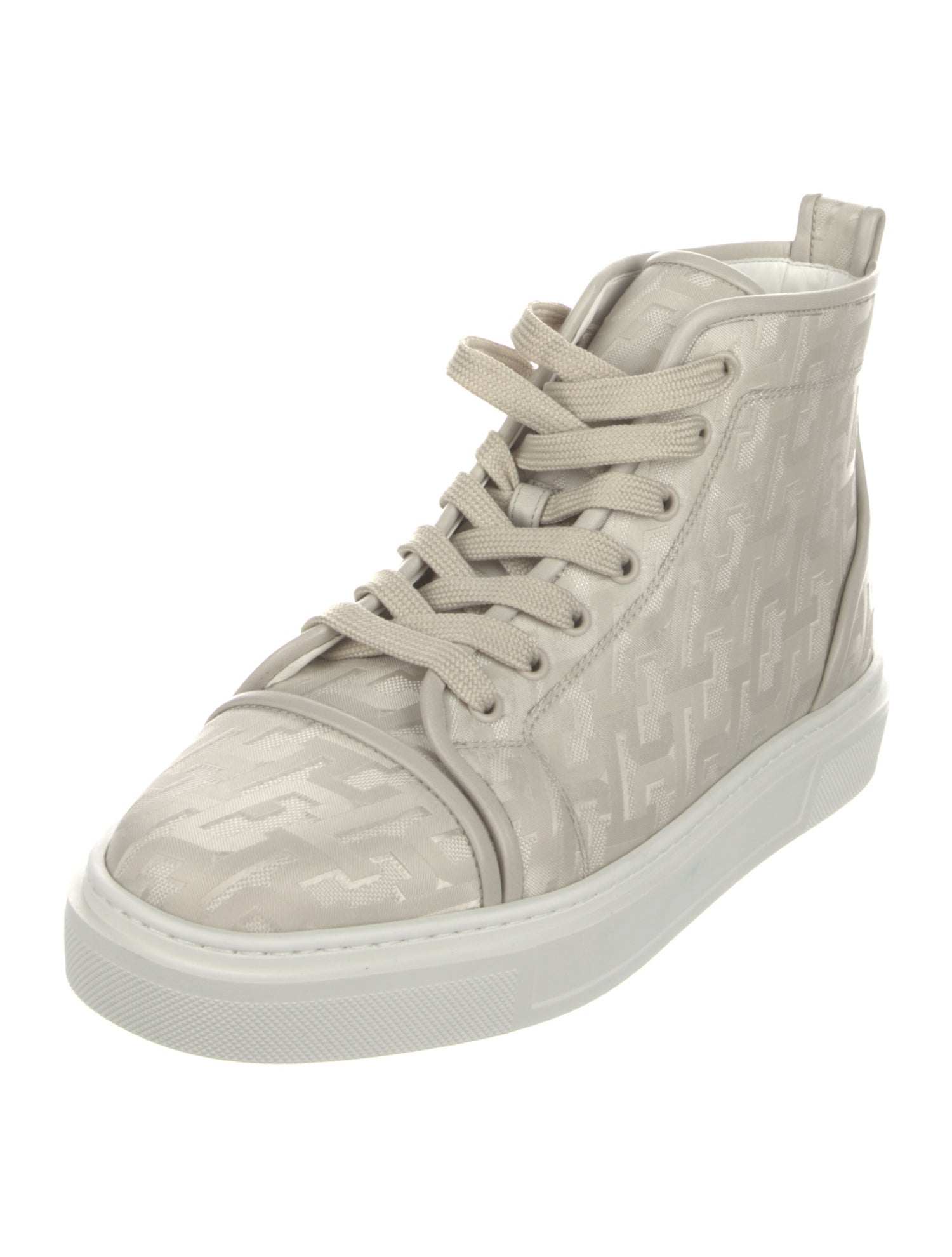 Christian Louboutin Nylon Patterned Sneakers