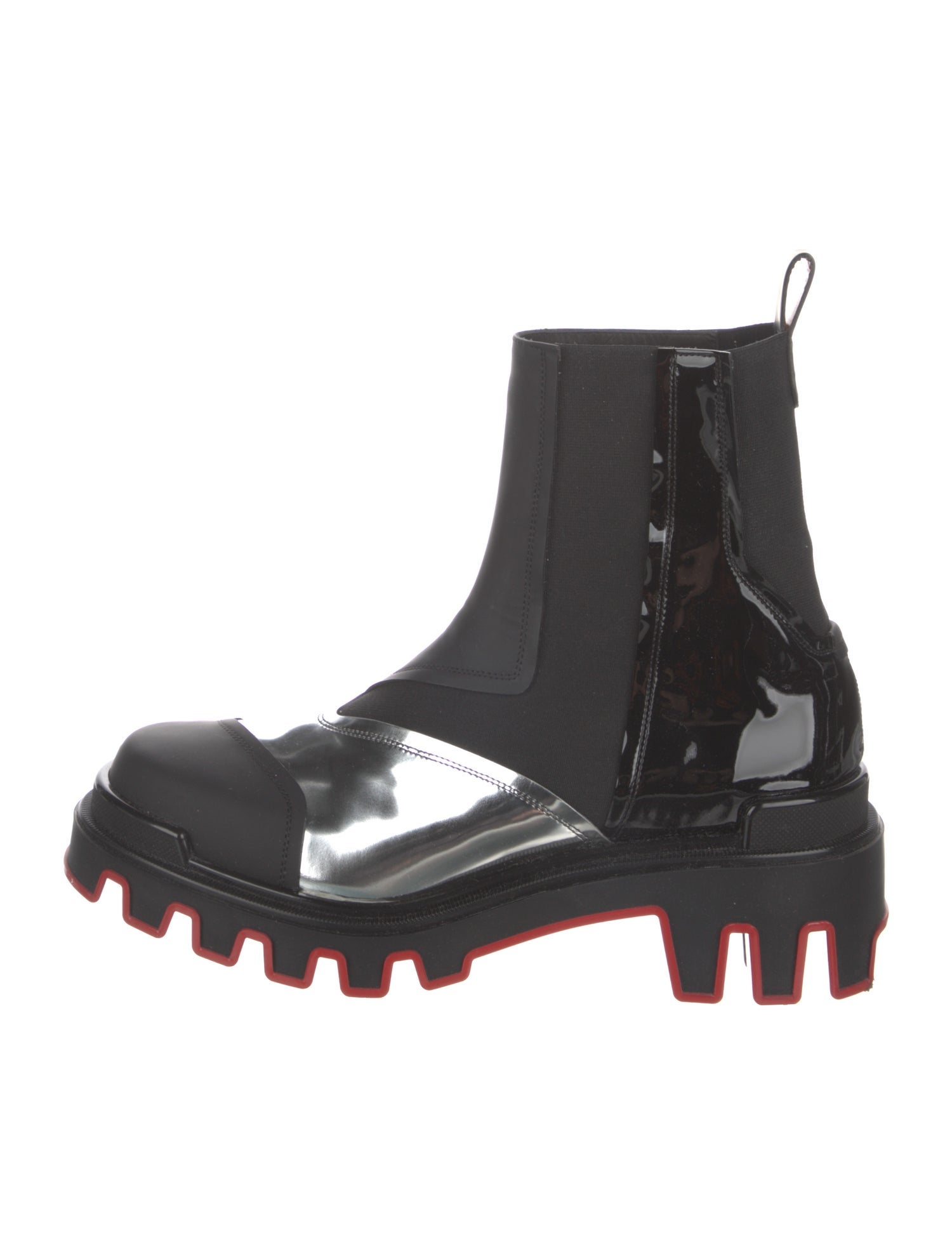 Christian Louboutin x MARVEL Leather Chelsea Boots