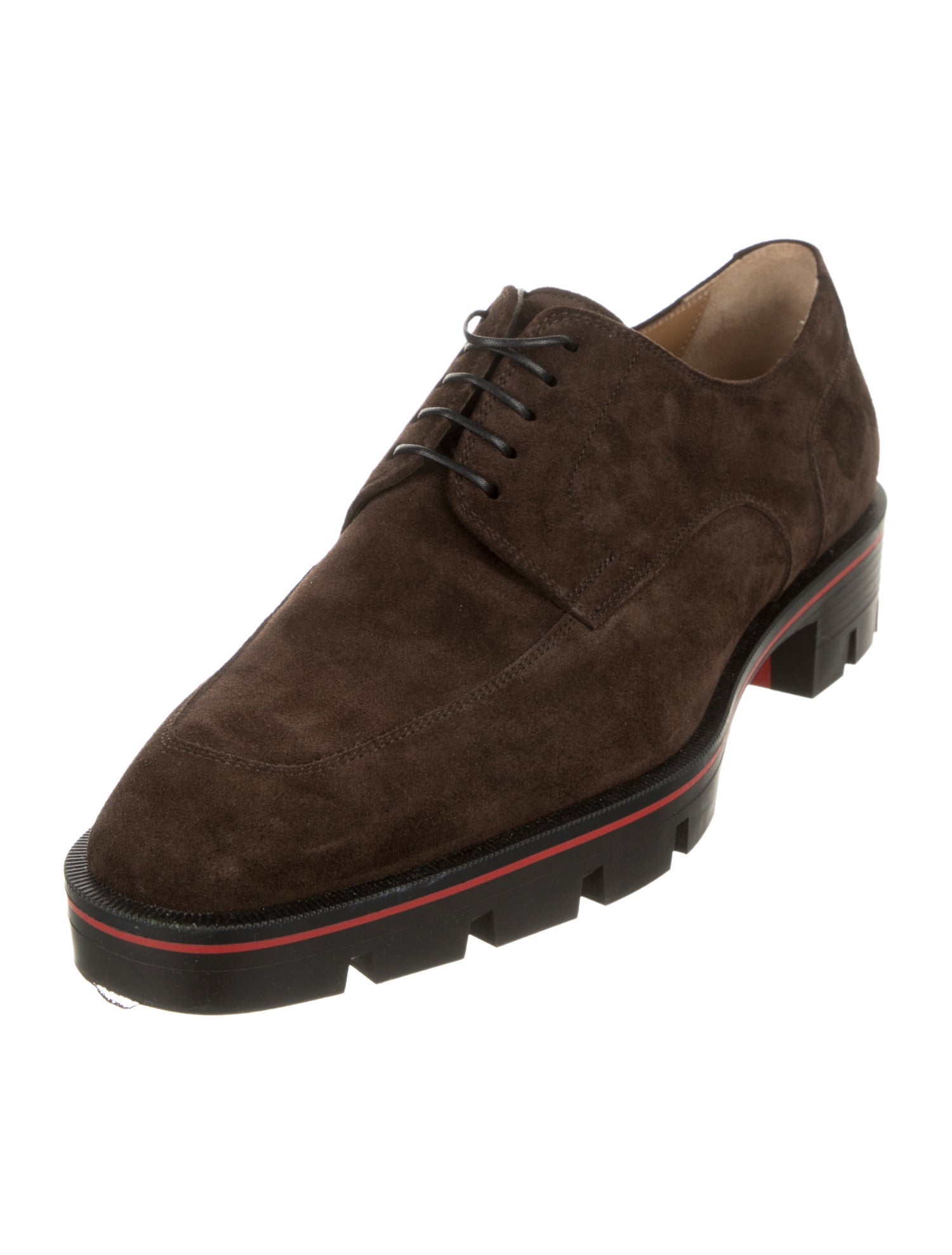 Christian Louboutin Suede Derby Shoes