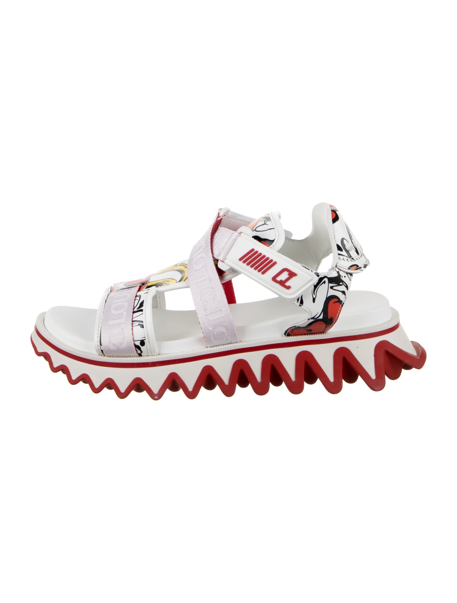 Christian Louboutin Leather Patterned Sandals
