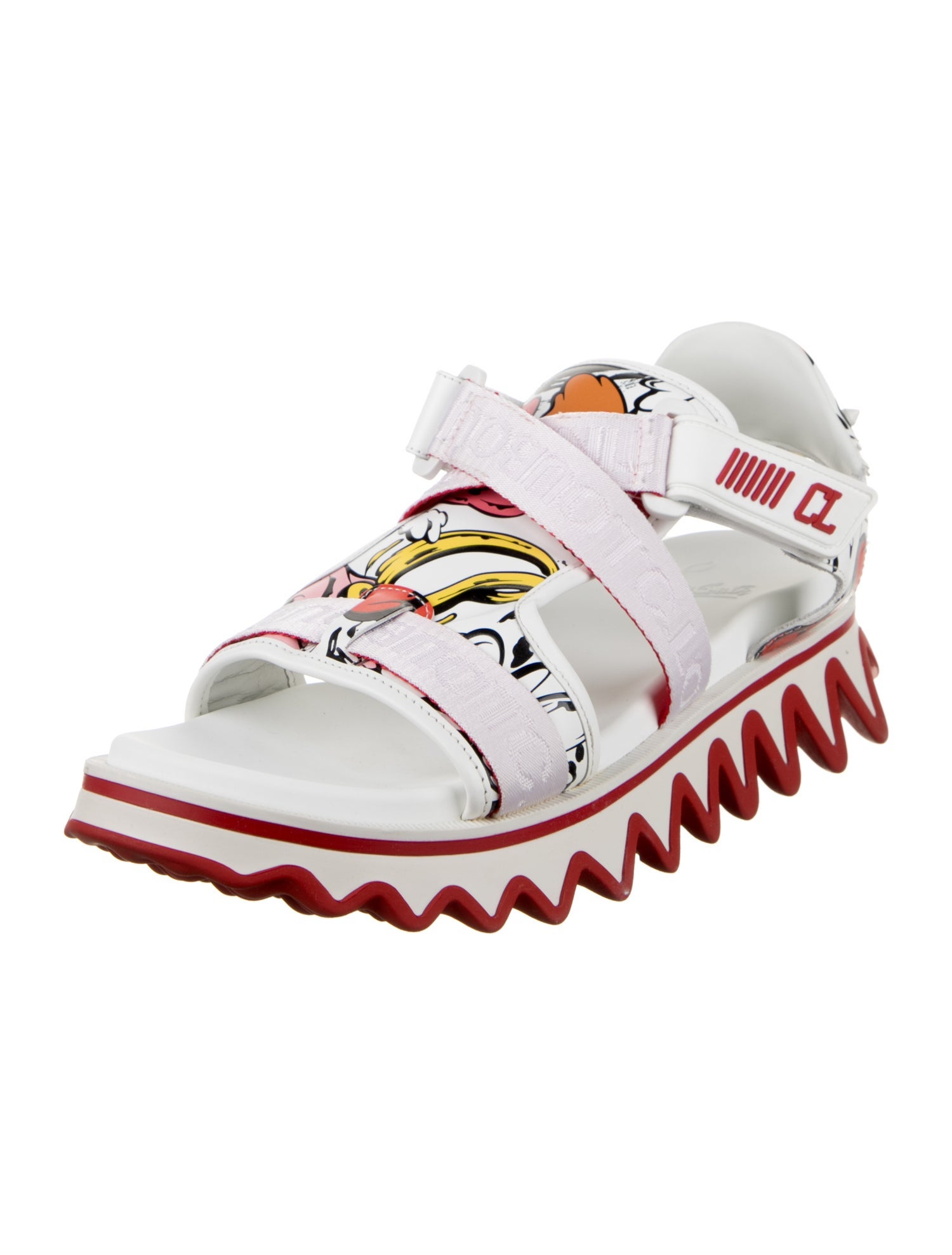 Christian Louboutin Leather Patterned Sandals