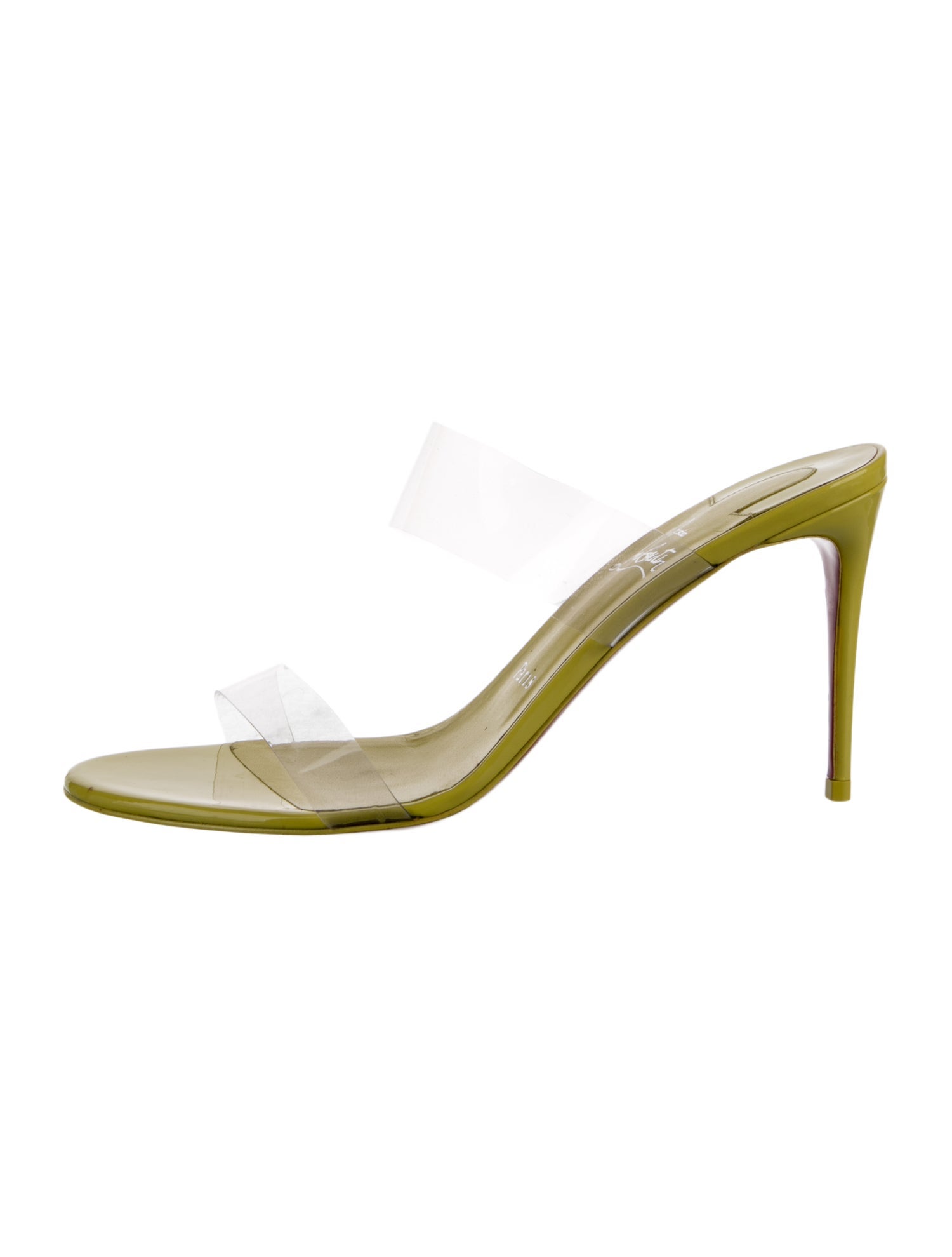 Christian Louboutin Patent Leather Slides