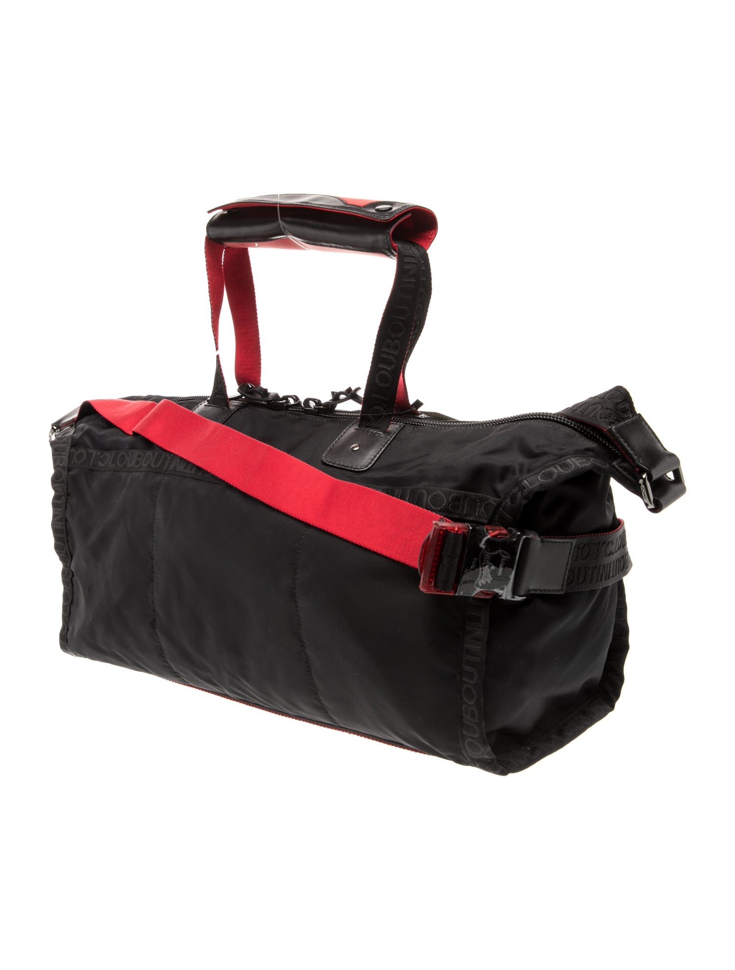 Christian Louboutin Nylon Weekender Bag