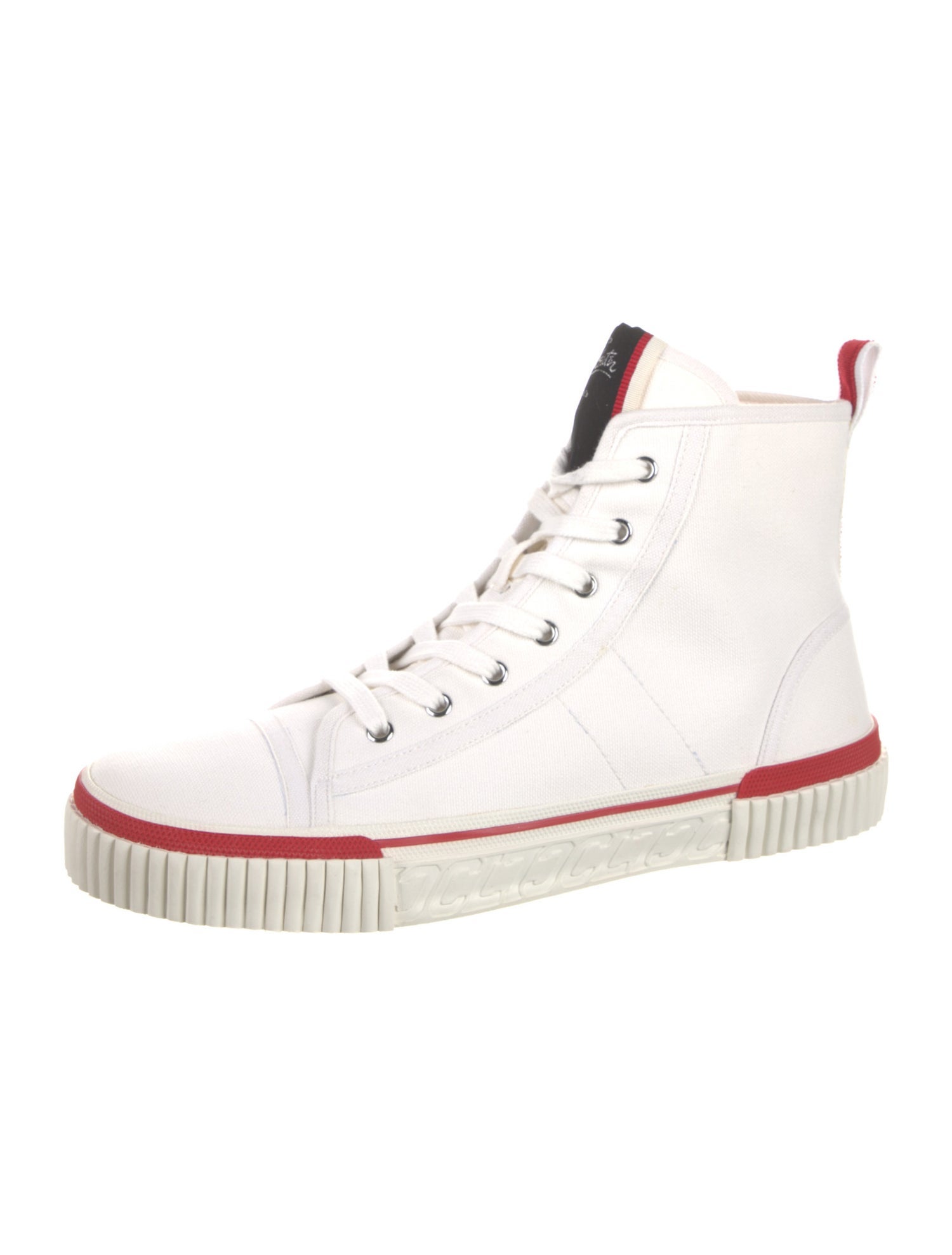 Christian Louboutin Canvas Printed Sneakers