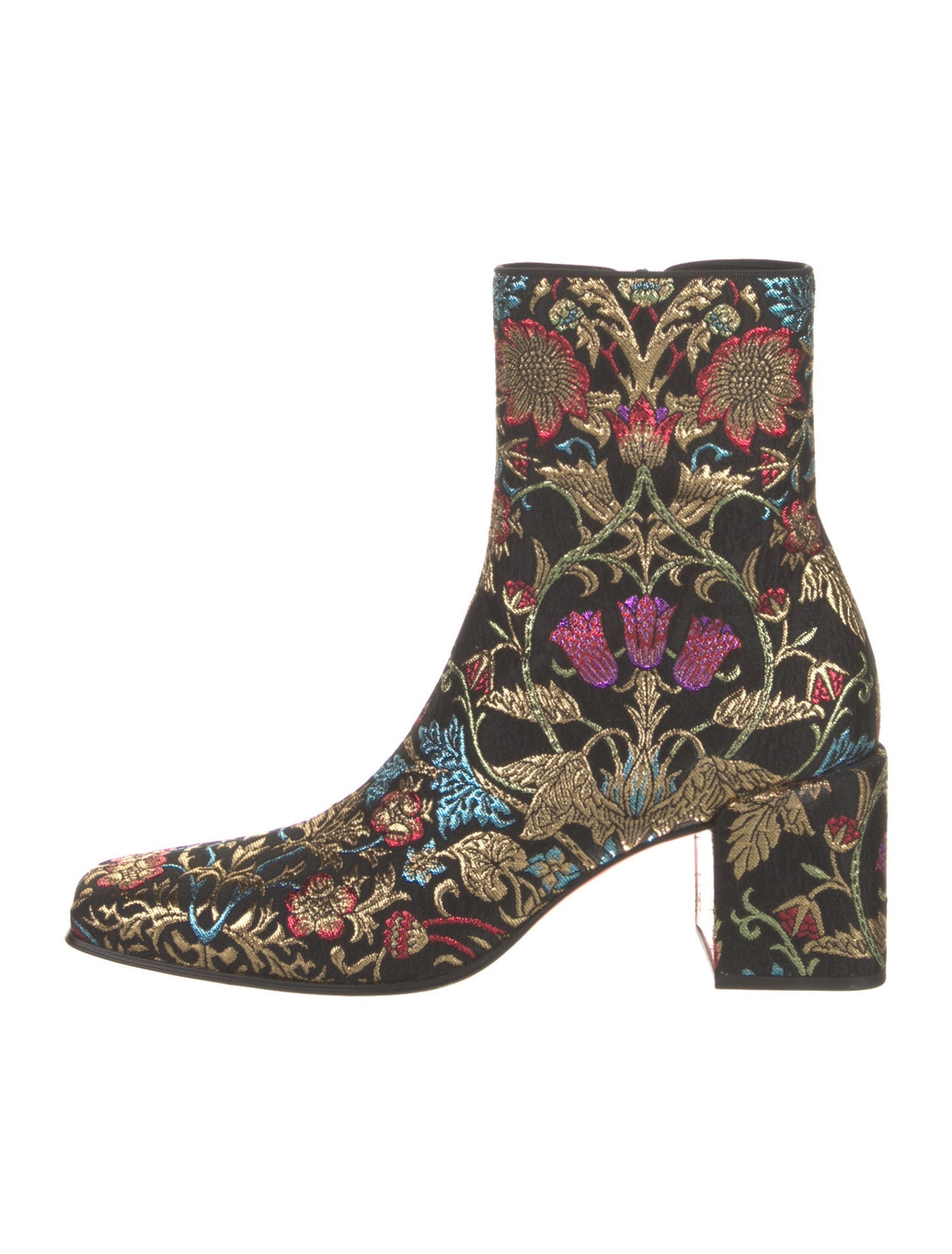 Christian Louboutin Floral Print Boots