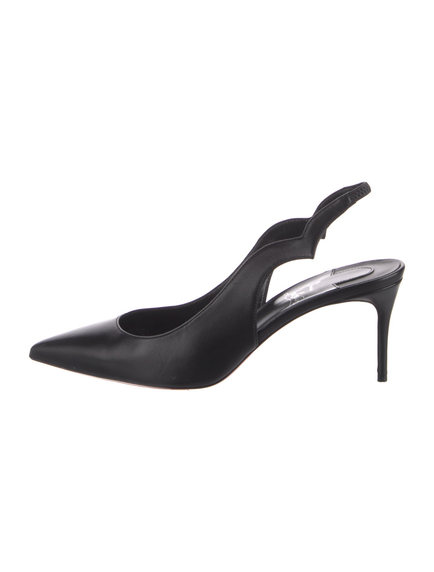 Christian Louboutin Leather Slingback Pumps