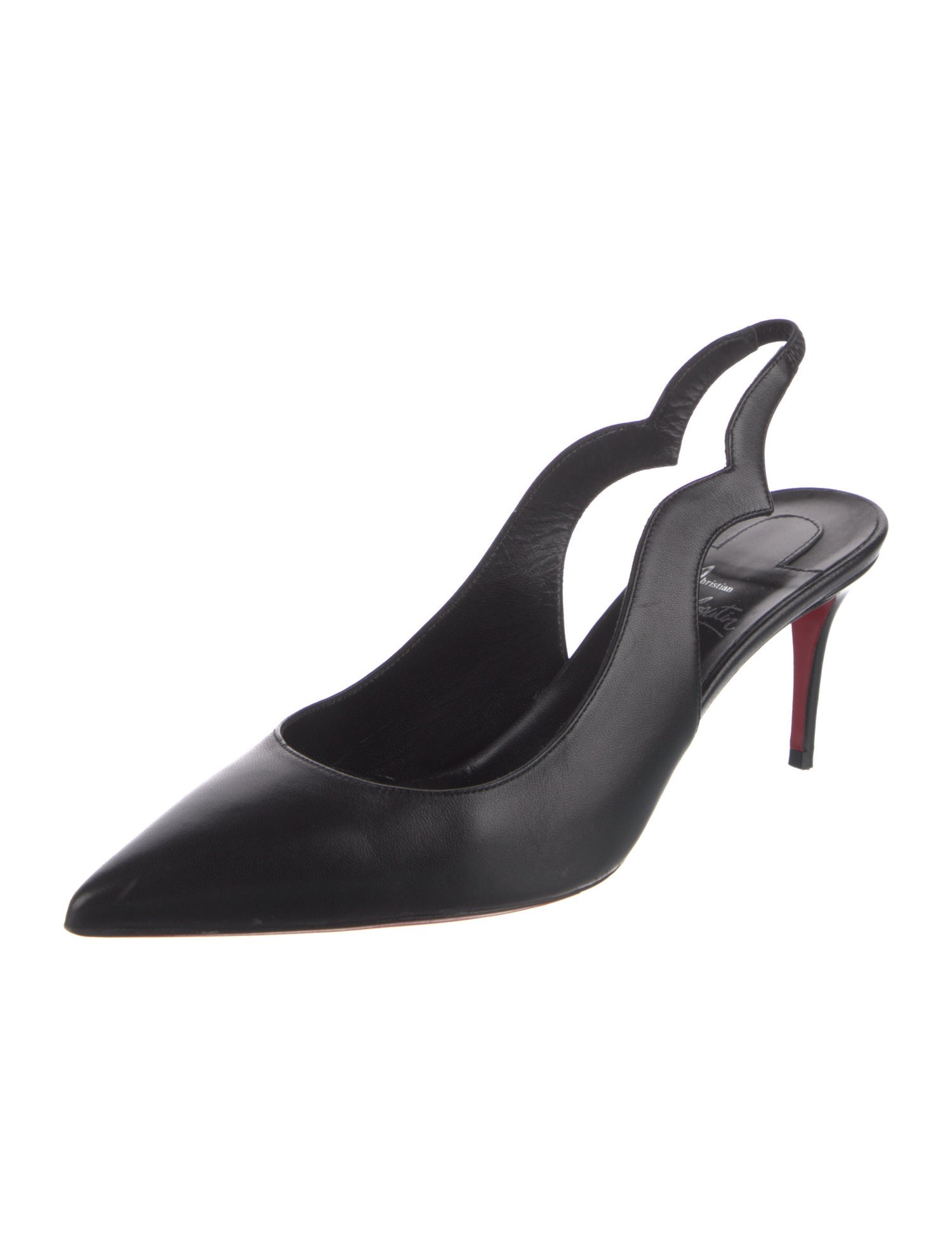 Christian Louboutin Leather Slingback Pumps