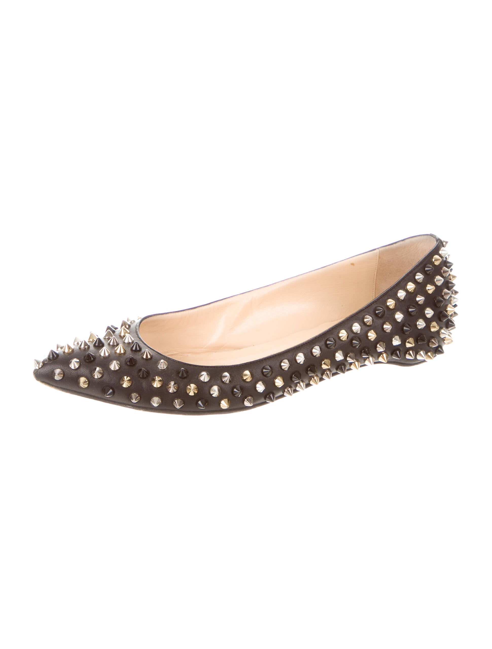 spike flat shoes christian louboutin pigalle spike flat shoes cht53767 spike flat shoes christian louboutin pigalle spike flat shoes cht53767