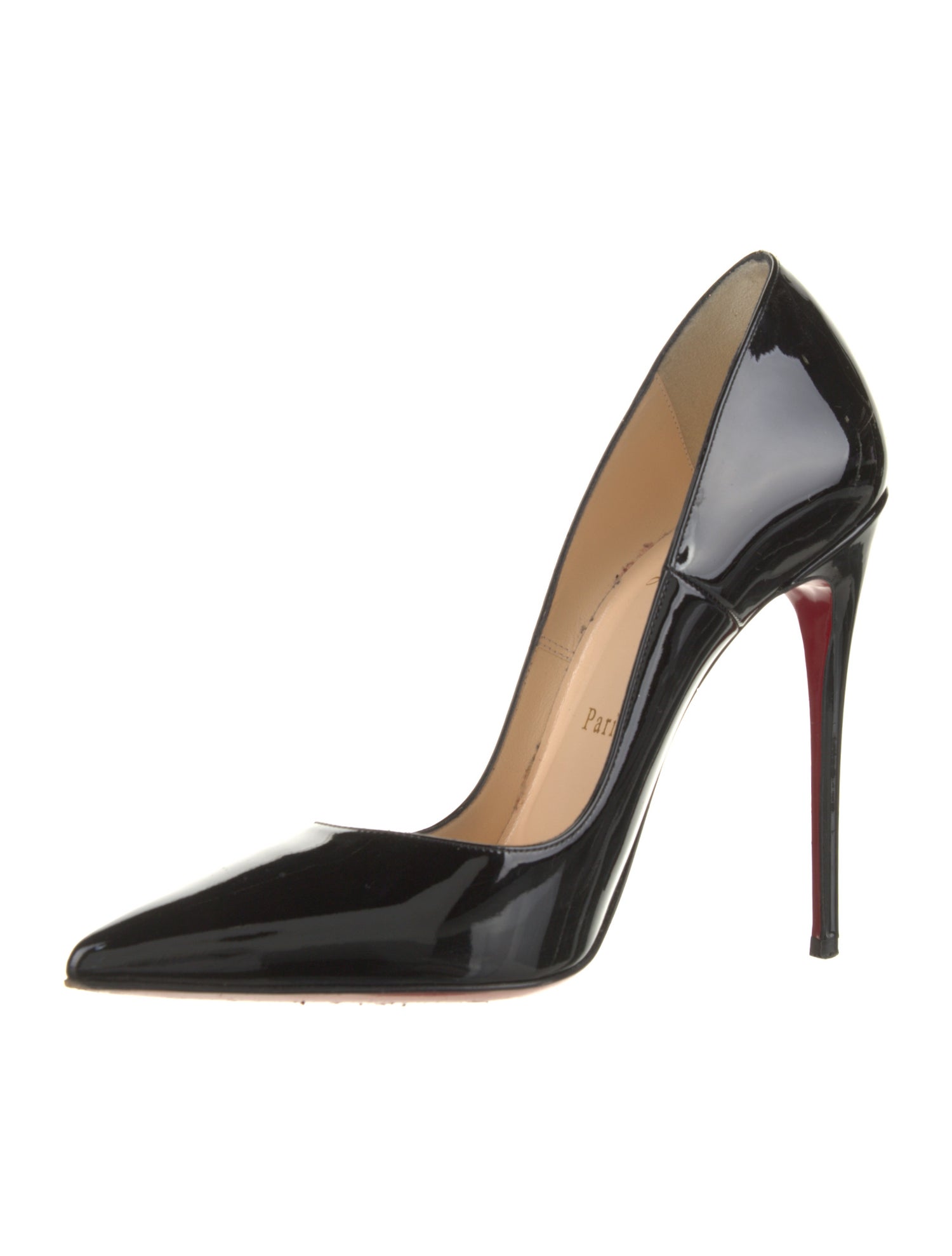 Christian Louboutin Patent Leather D'Orsay Pumps