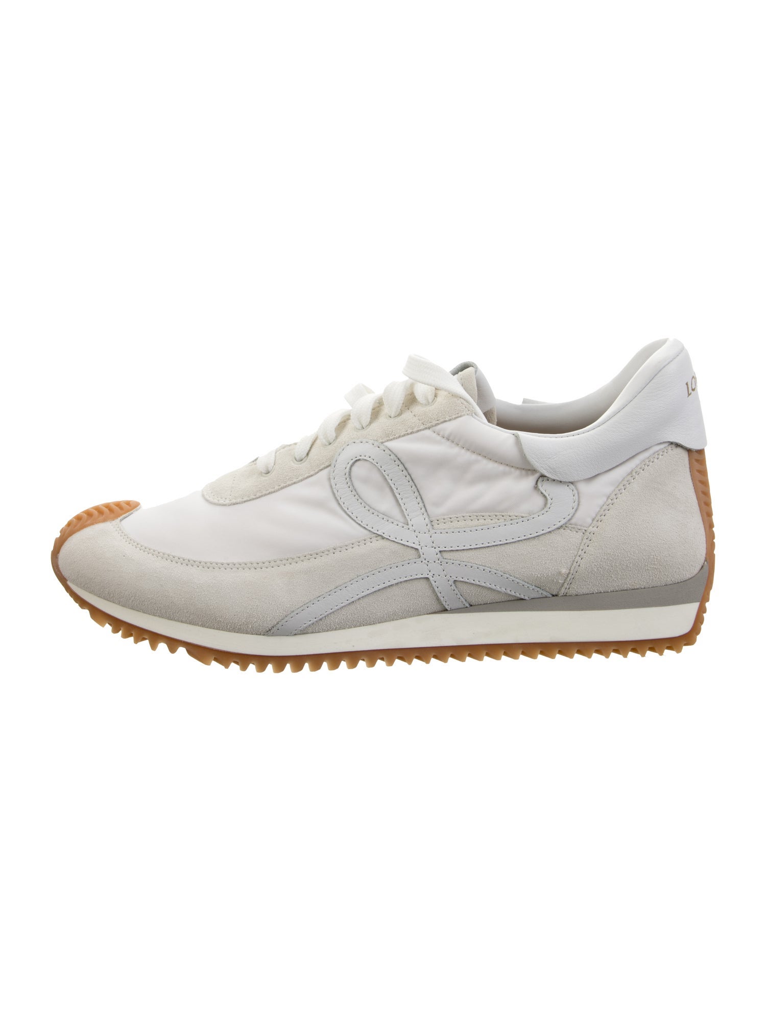 Loewe Spike Accents Suede Sneakers