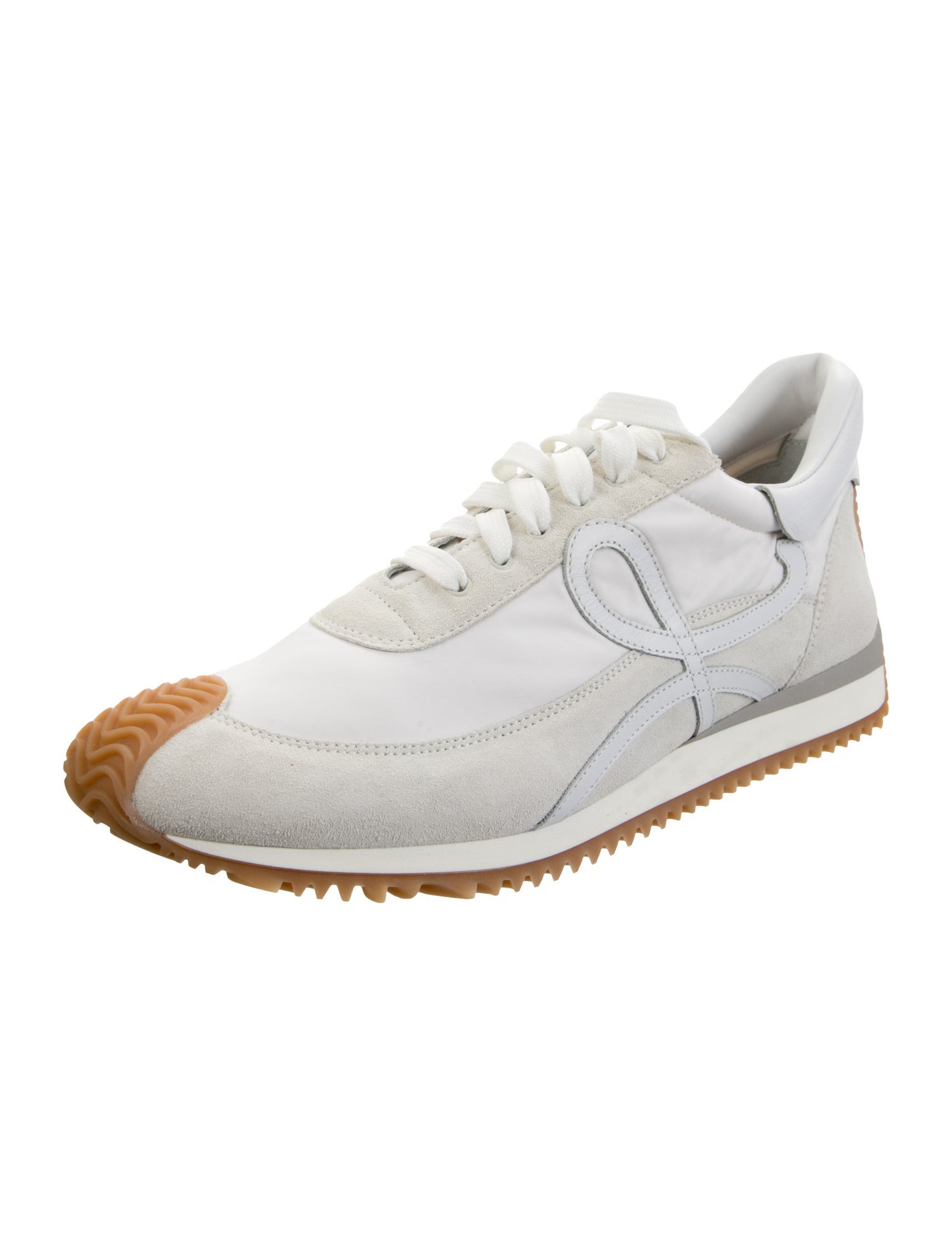 Loewe Spike Accents Suede Sneakers