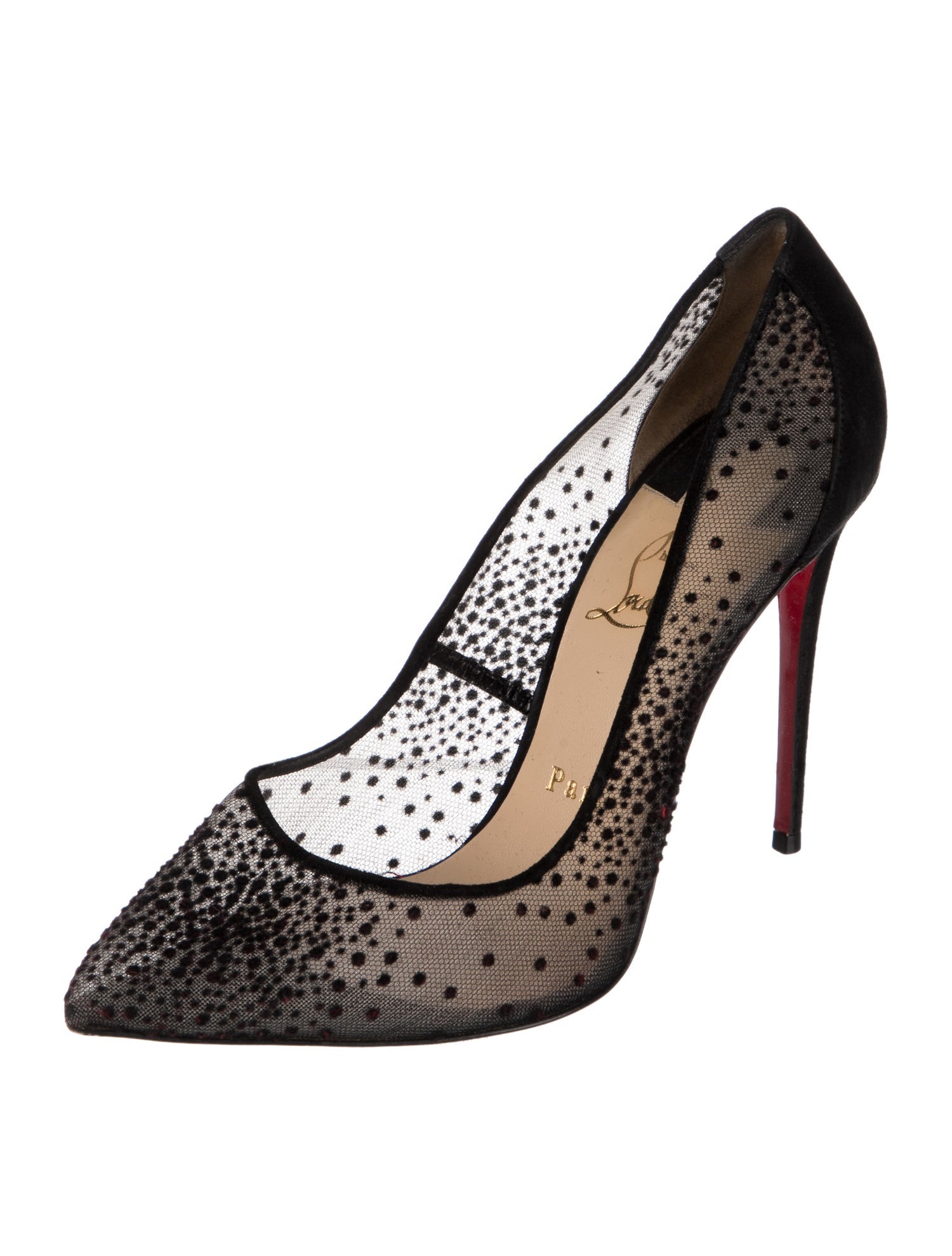 Christian Louboutin Mesh Patterned Pumps