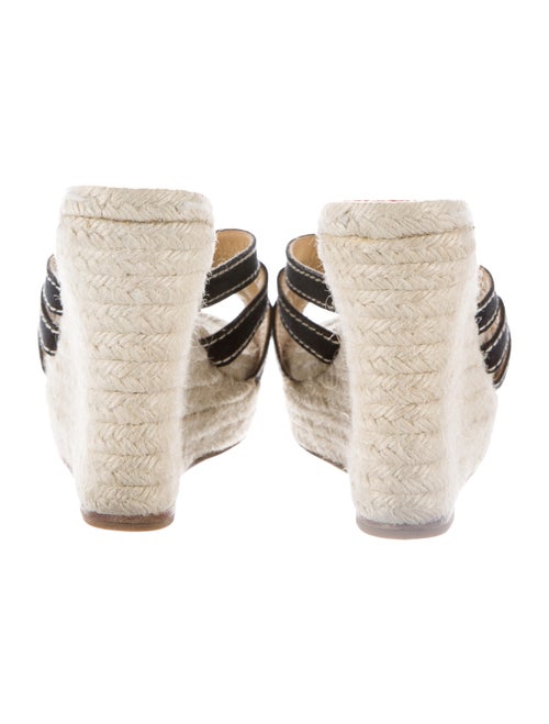 Christian Louboutin Espadrille Wedge Sandals
