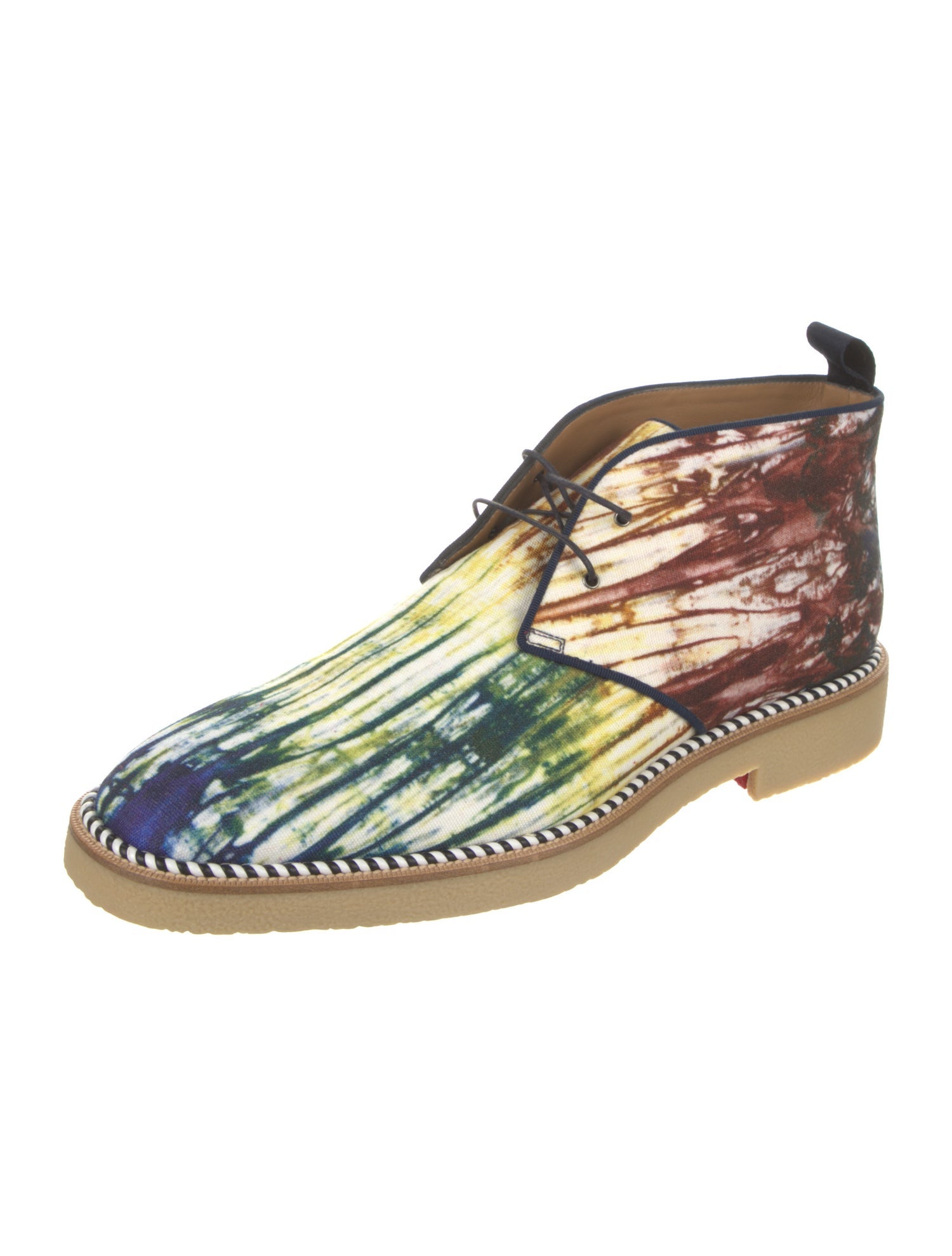 Christian Louboutin Printed Lace-Up Boots