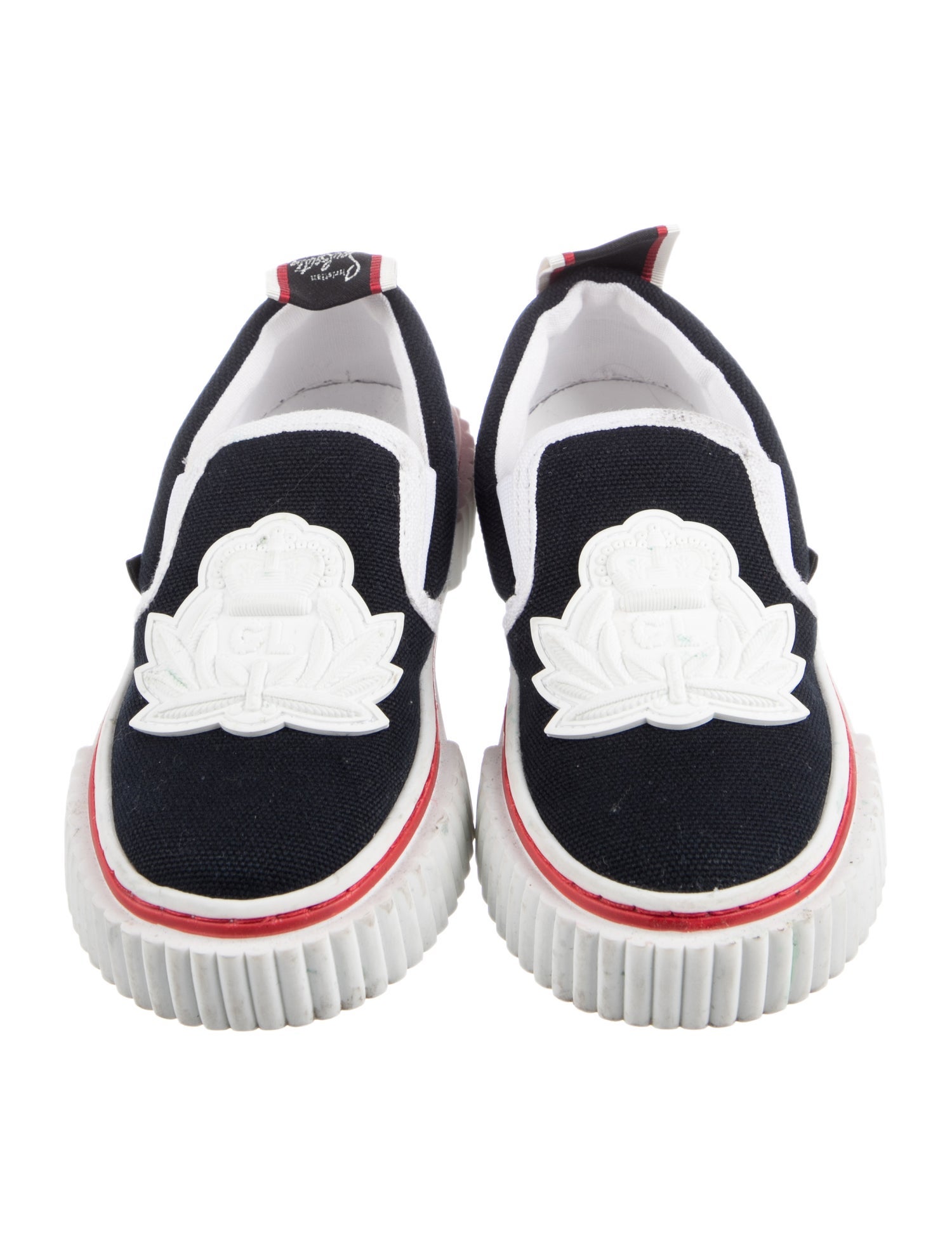 Christian Louboutin Toddler Boys Pedrito Boat Crest Sneaker