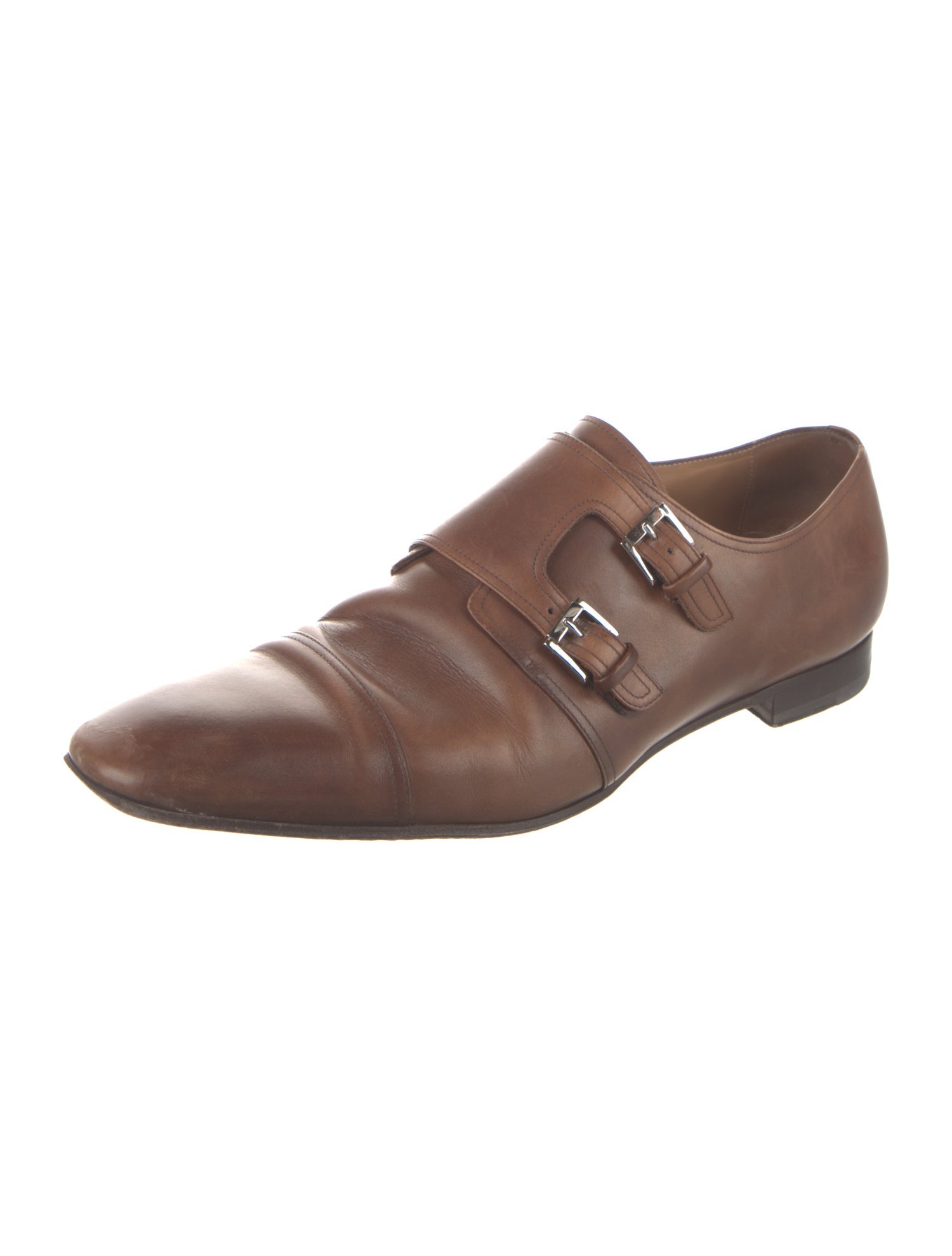 Christian Louboutin Leather Monk Straps