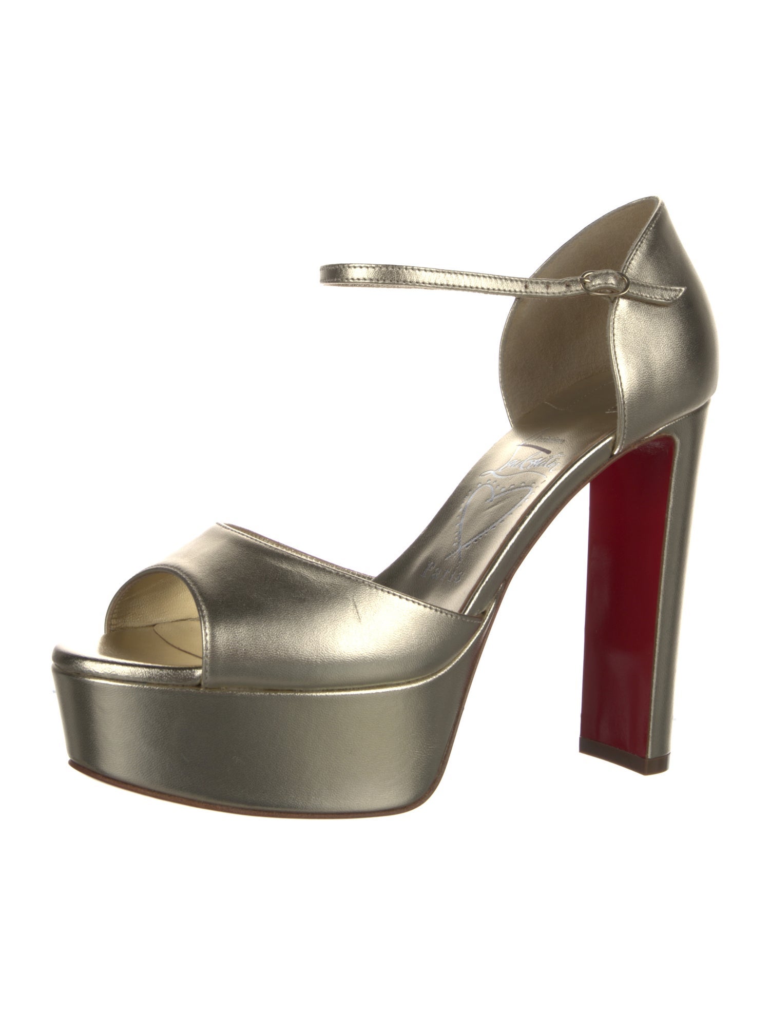 Christian Louboutin Leather D'Orsay Pumps