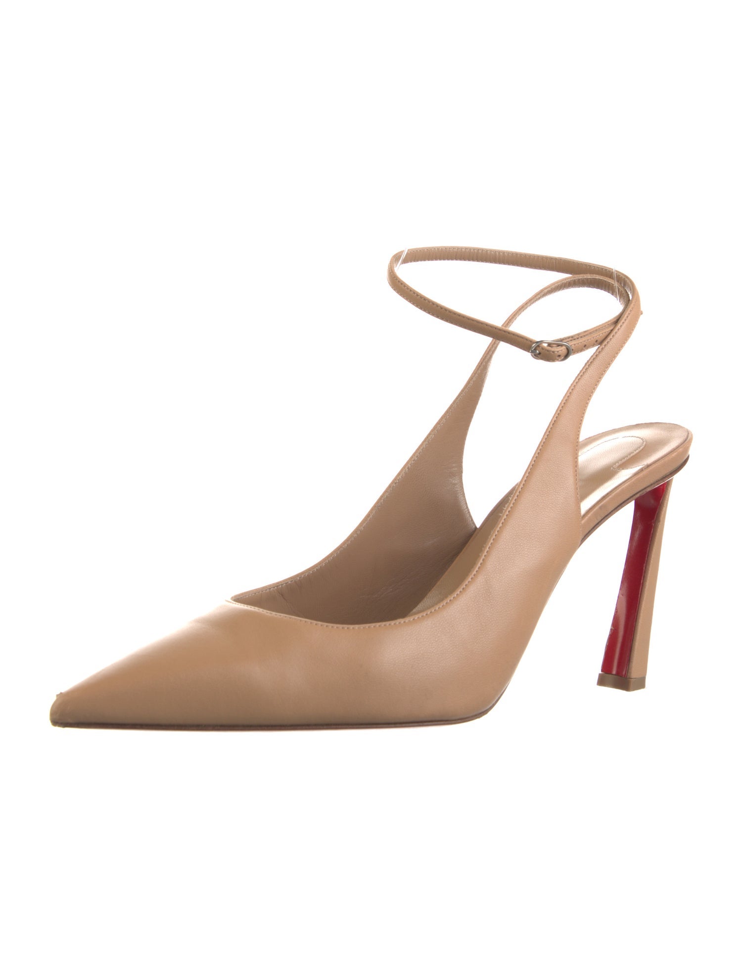 Christian Louboutin Leather Slingback Pumps