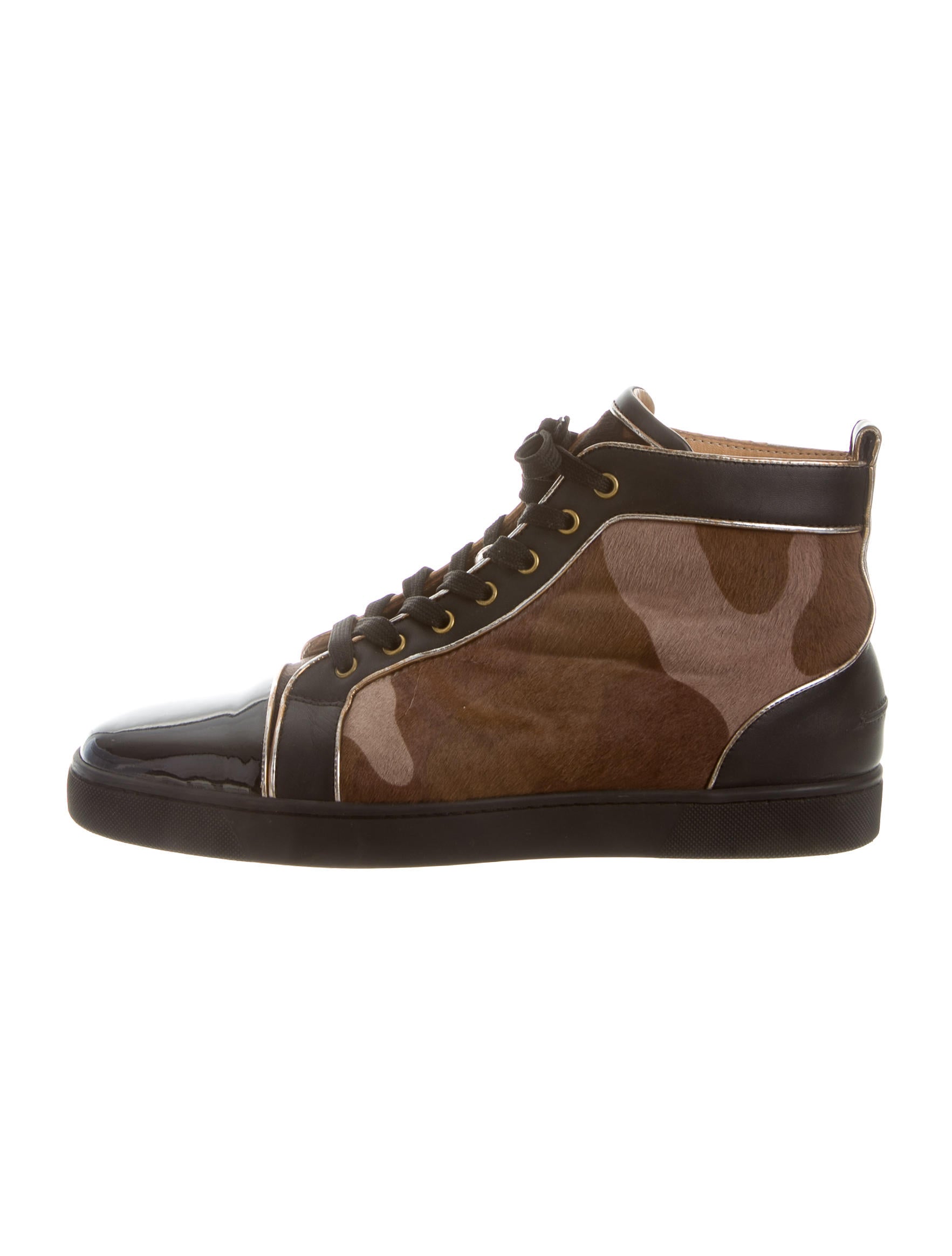 christian sneakers christian louboutin ponyhair high top sneakers shoes christian sneakers christian louboutin ponyhair high top sneakers shoes
