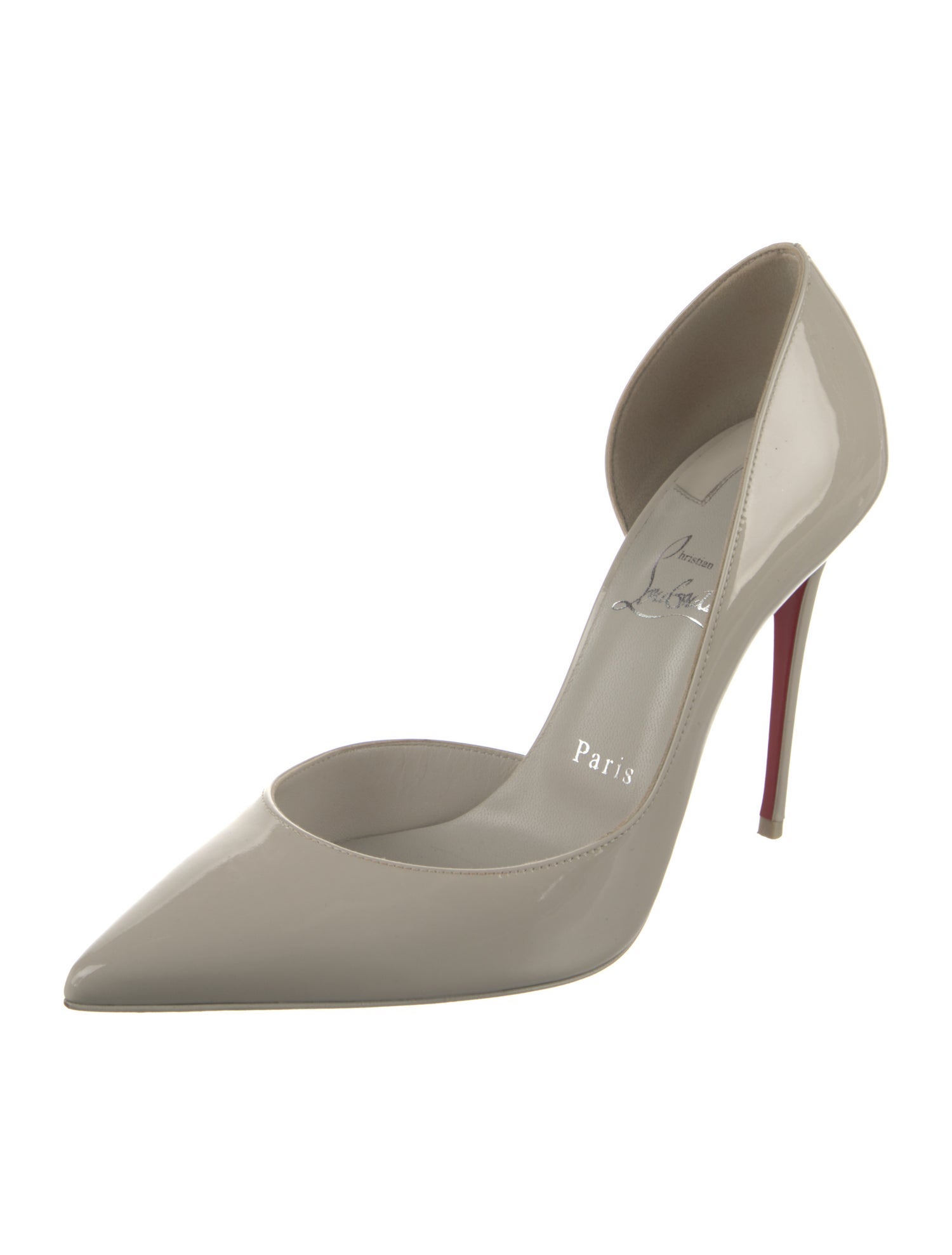 Christian Louboutin Iriza 100 Patent Leather D'Orsay Pumps