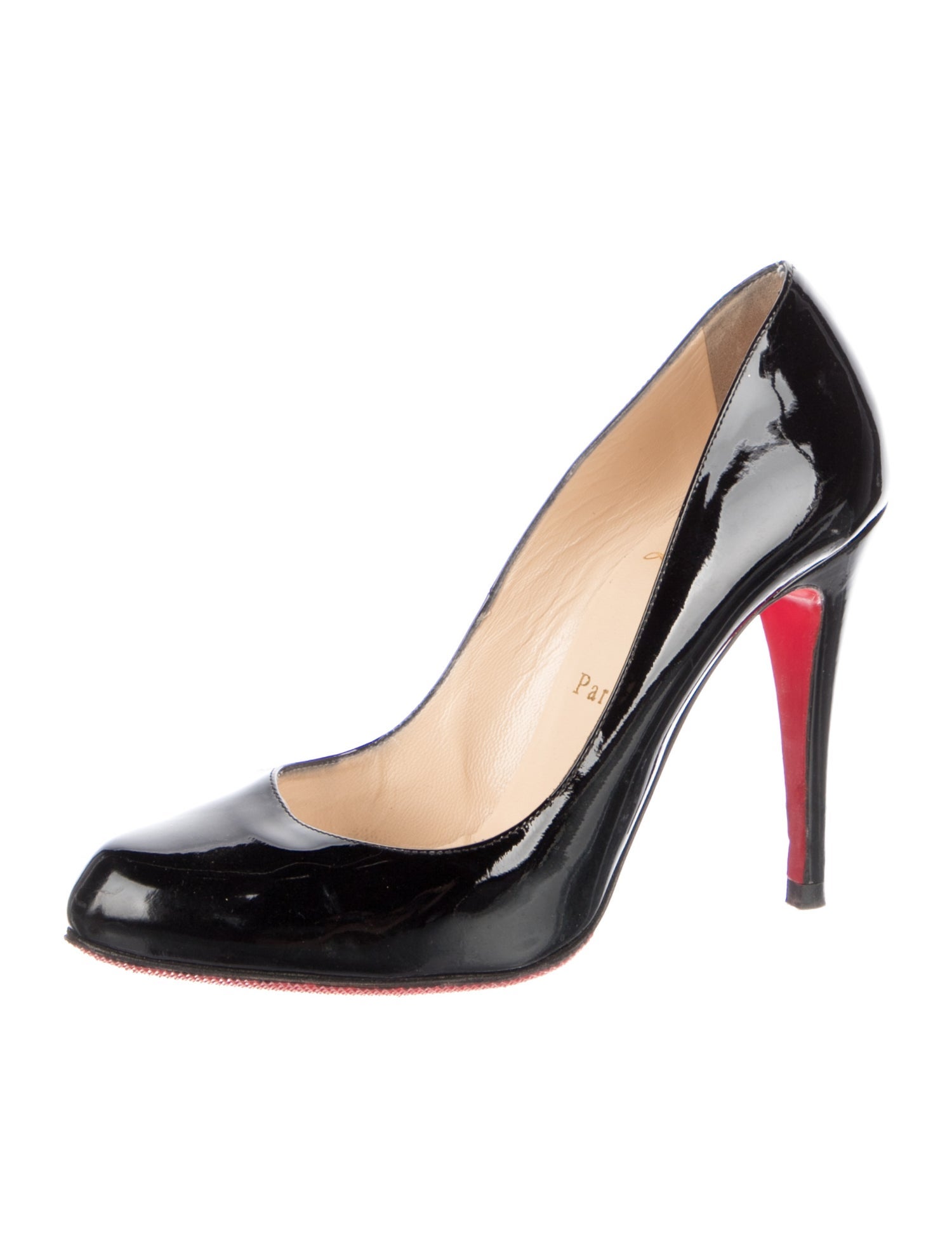 Christian Louboutin Decollete Patent Leather Pumps