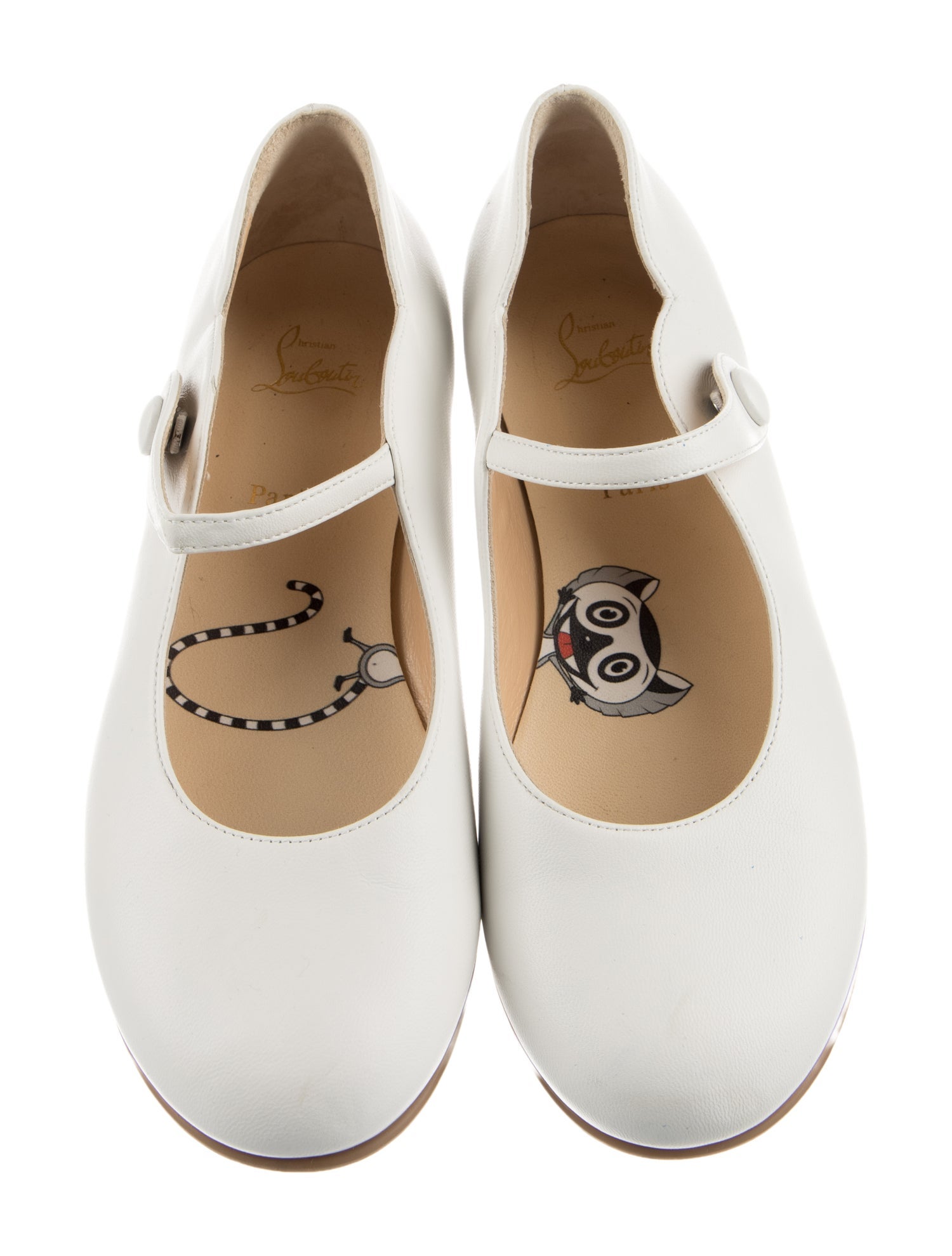 Christian Louboutin Girls' Leather Mary Janes