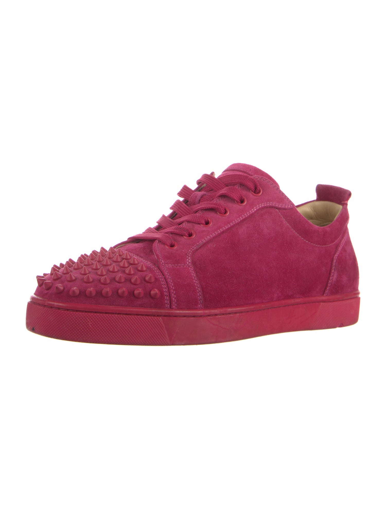 Christian Louboutin Christian Louboutin Veau Velours Louis Junior Spikes Flat sneakers Sneakers