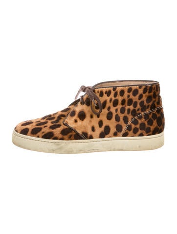 Christian Louboutin Ponyhair Chukka Sneakers