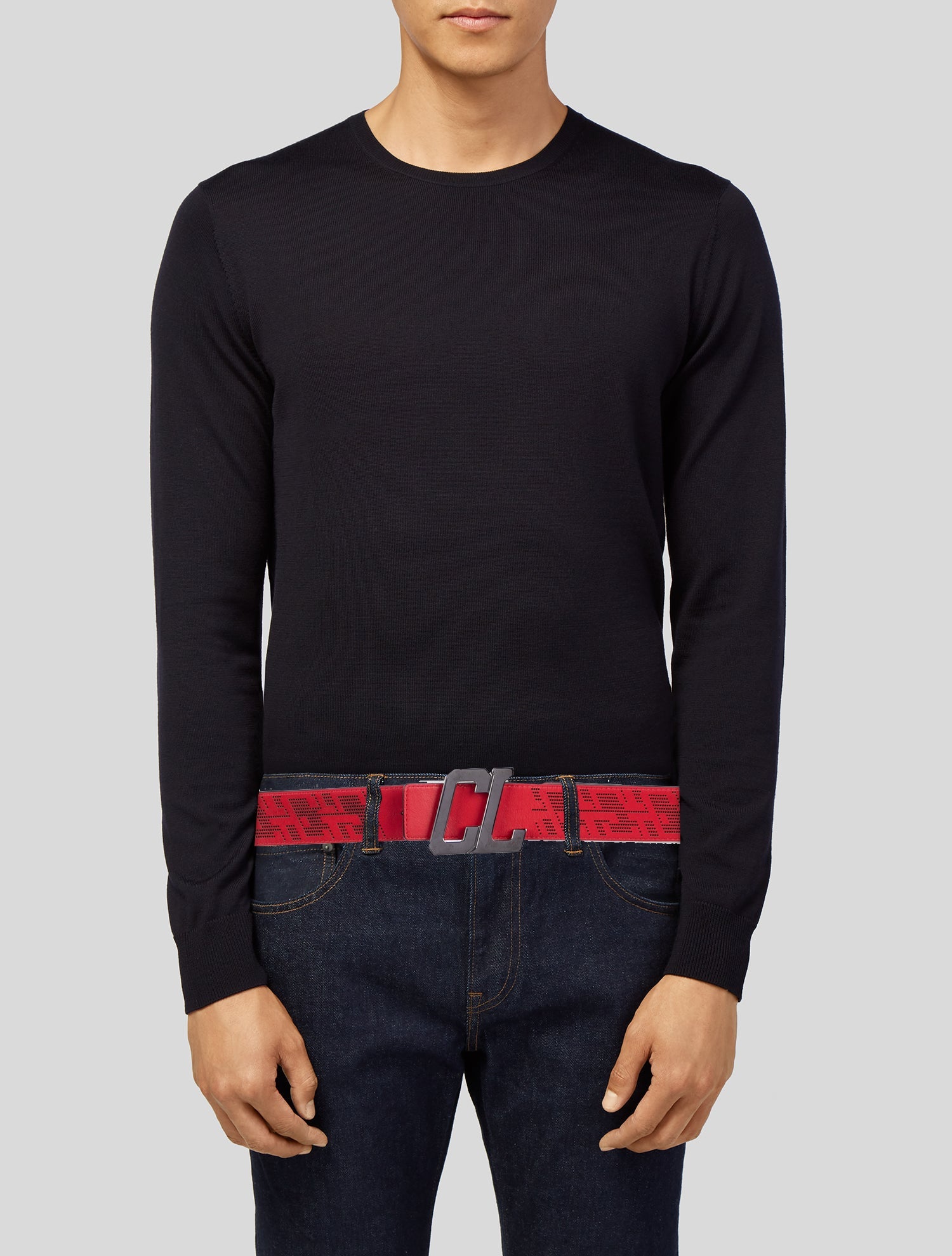 Christian Louboutin Leather Waist Belt