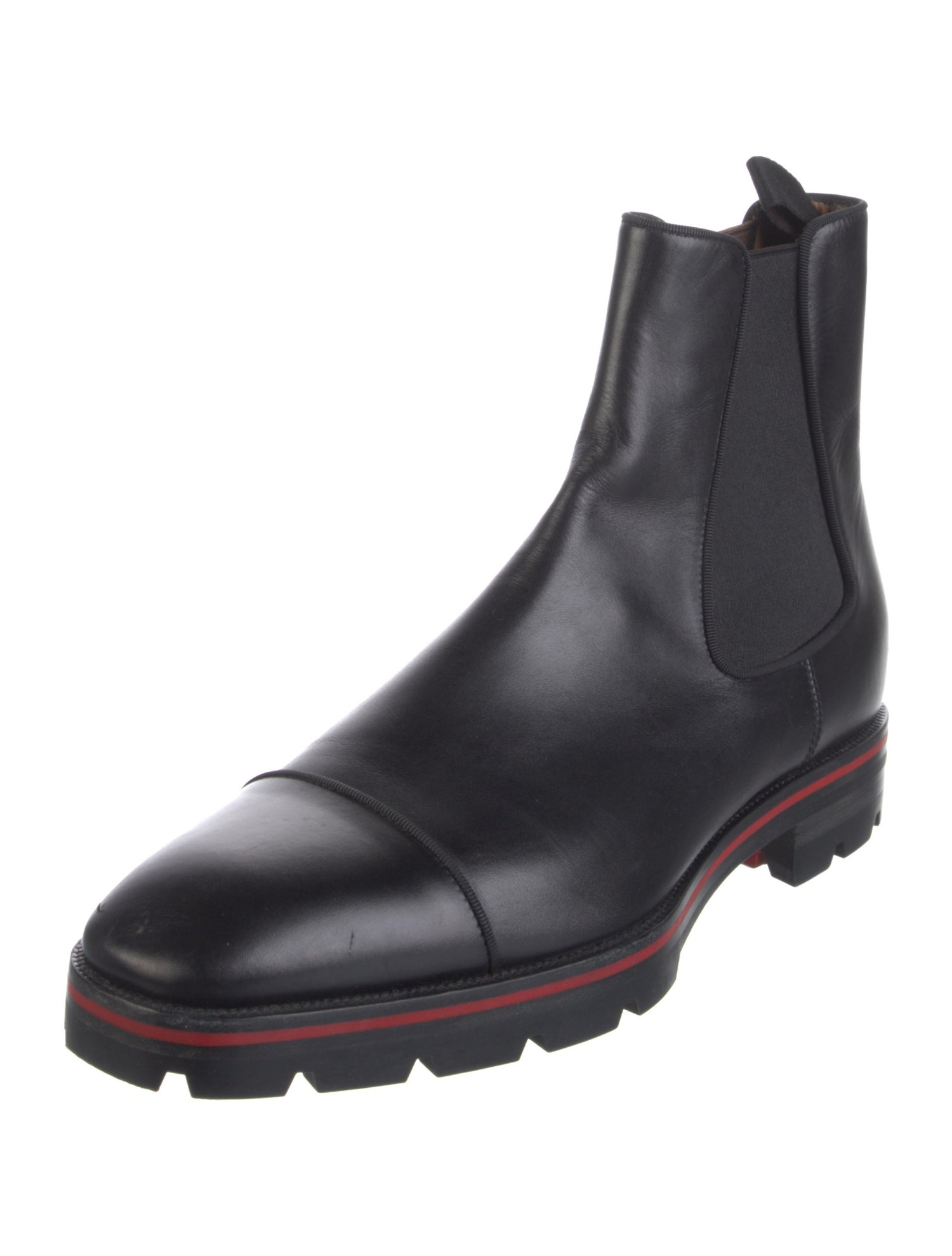 Christian Louboutin Leather Chelsea Boots