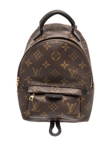 Pre-owned Louis Vuitton Lv Monogram Backpack Mini In Brown