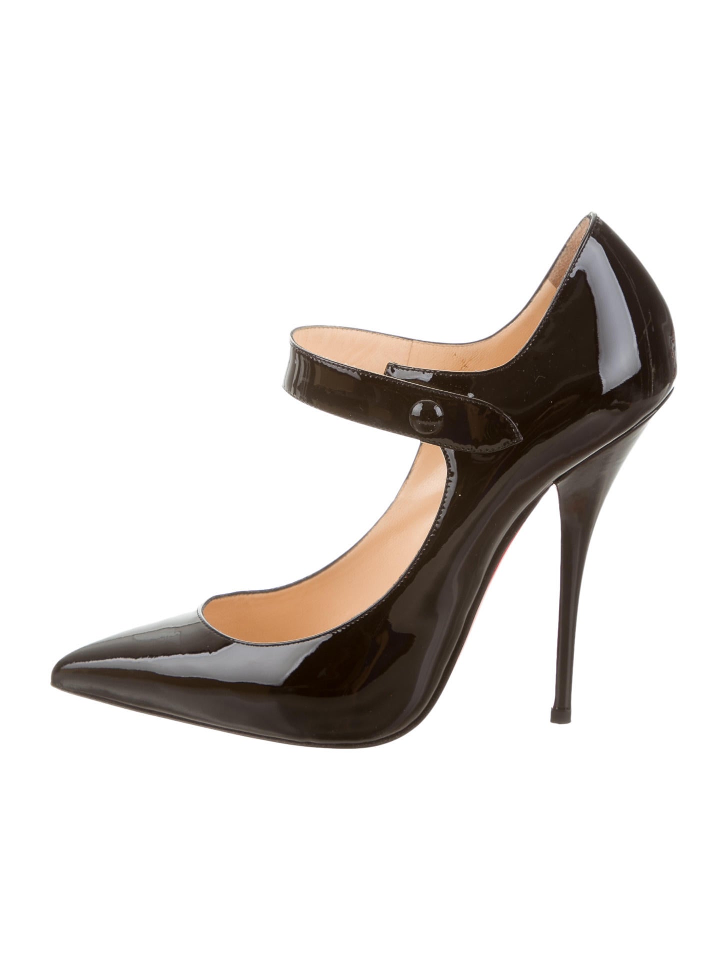 christian louboutin neo pensee mary jane red sole pump black christian louboutin neo pensee mary jane red sole pump black