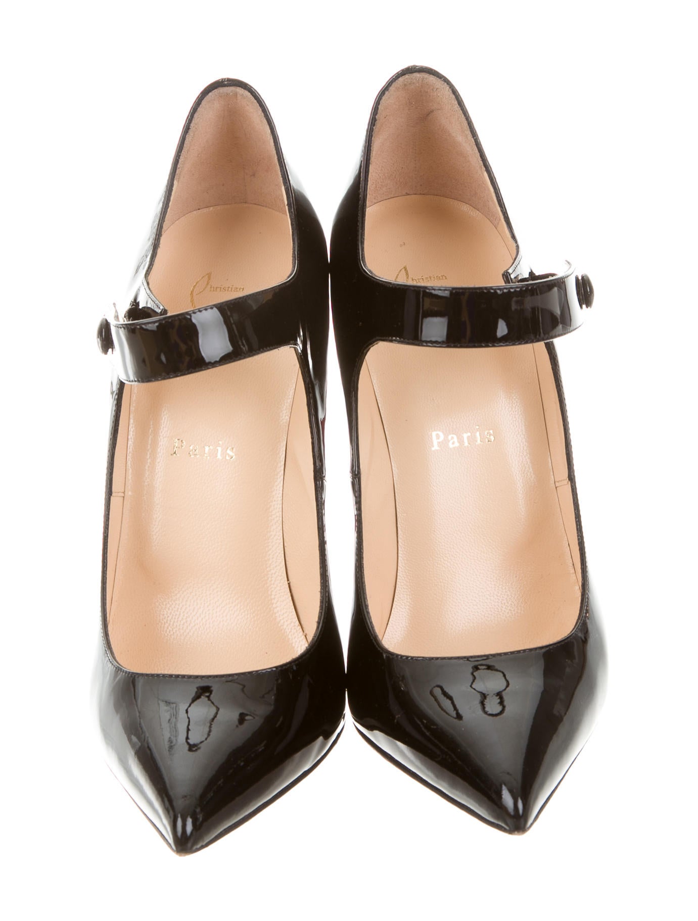 christian louboutin neo pensee mary jane red sole pump black christian louboutin neo pensee mary jane red sole pump black