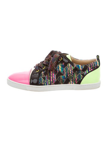 Christian Louboutin Gondoliere Woven Sneakers