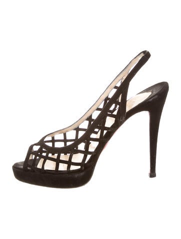 Christian Louboutin Cage Slingback Sandals