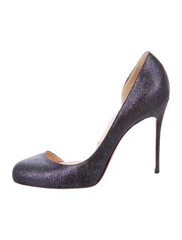 Christian Louboutin Glitter Helmour 100 Pumps