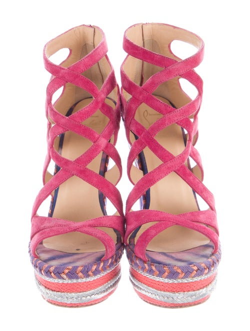Christian Louboutin Tosca 140 Wedge Sandals