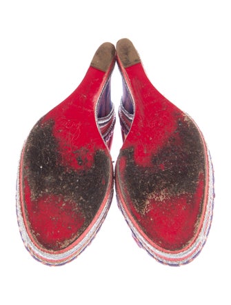 Christian Louboutin Tosca 140 Wedge Sandals