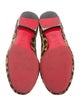 Christian Louboutin Leopard Print Ponyhair Loafers