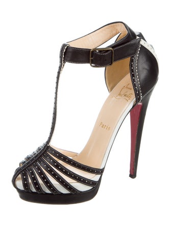 Christian Louboutin T-Strap Platform Pumps