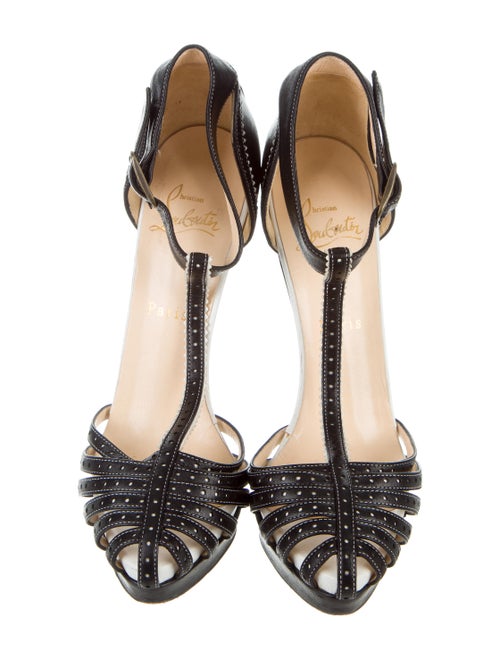 Christian Louboutin T-Strap Platform Pumps