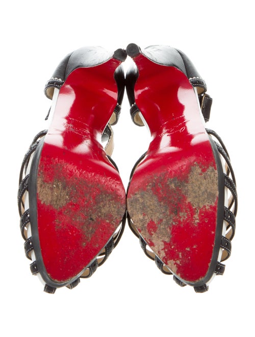 Christian Louboutin T-Strap Platform Pumps