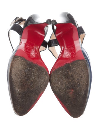 Christian Louboutin Leather T-Strap Pumps