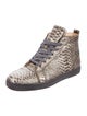Christian Louboutin Python Louis Flat Sneakers