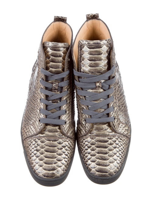 Christian Louboutin Python Louis Flat Sneakers