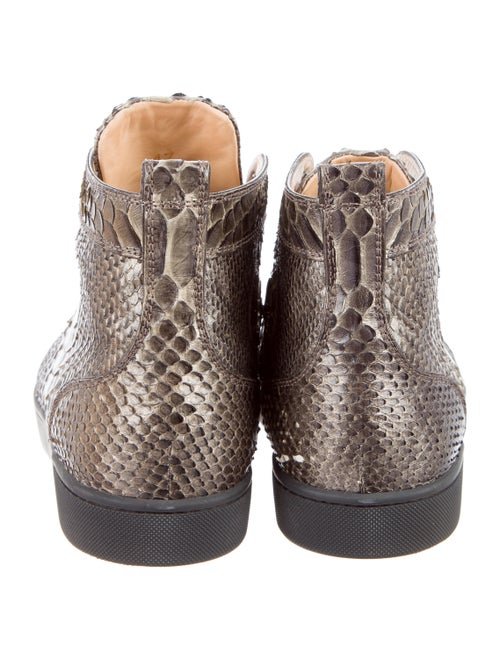 Christian Louboutin Python Louis Flat Sneakers