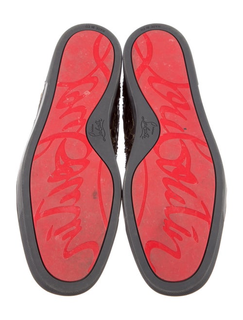 Christian Louboutin Python Louis Flat Sneakers