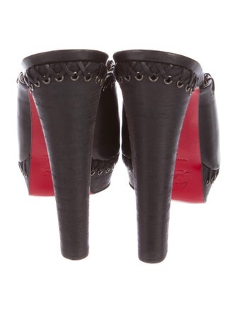 Christian Louboutin Platform Slide Sandals